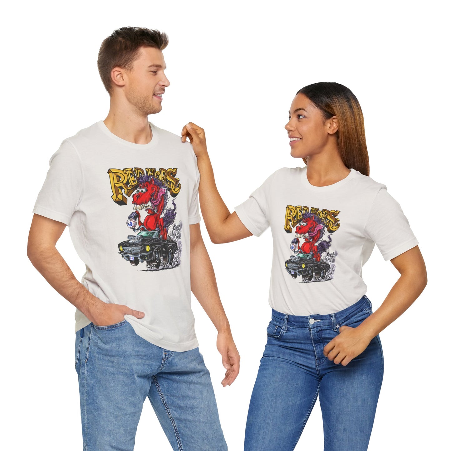 Red Horse Cartoon T-Shirt