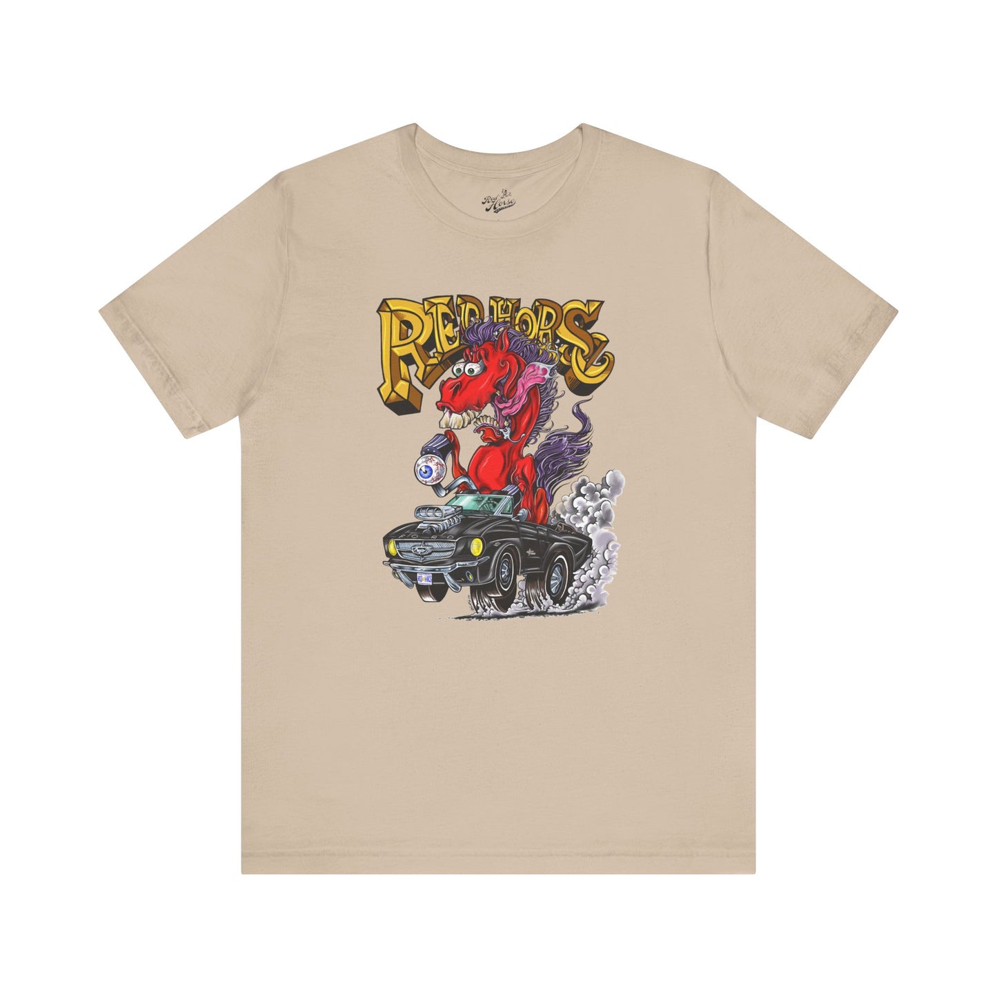 Red Horse Cartoon T-Shirt
