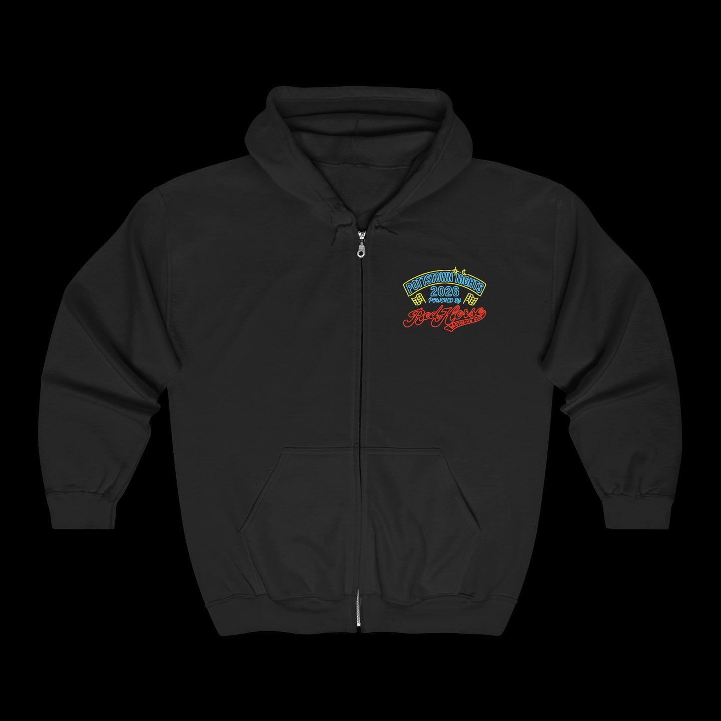 Pottstown Nights Car Show 2026 Full-Zip Hoodie
