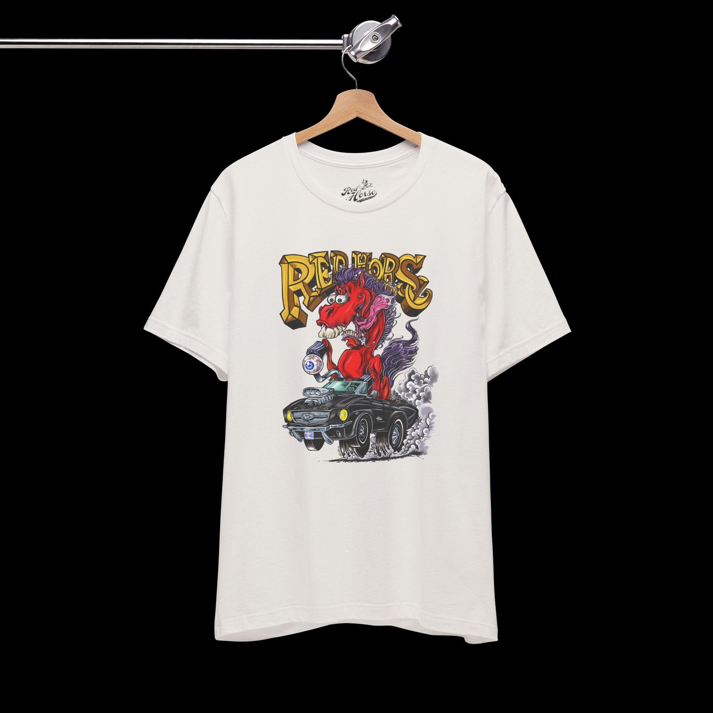Red Horse Cartoon T-Shirt