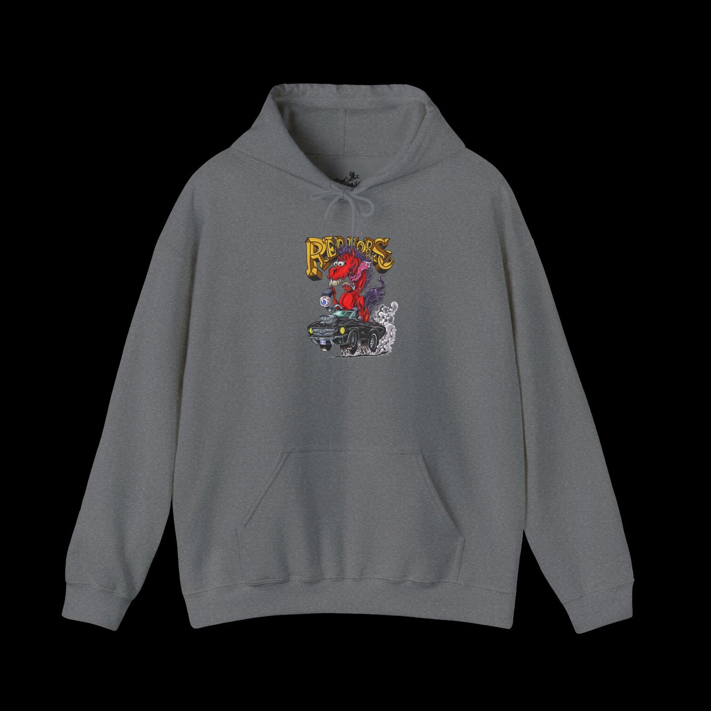 Sweatshirt - Hoodie (Red Horse Cartoon)