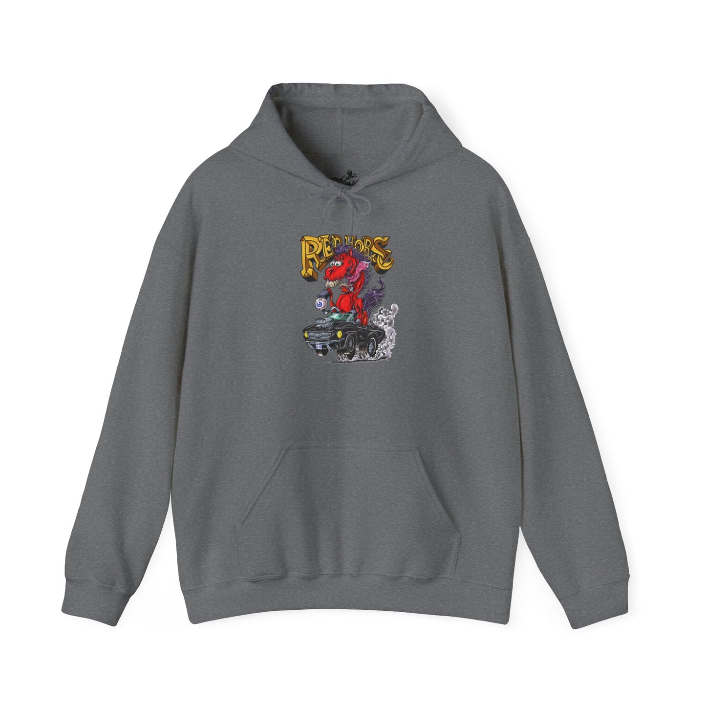 Sweatshirt - Hoodie (Red Horse Cartoon)