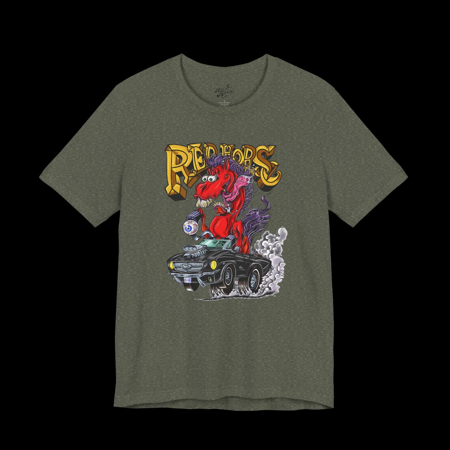 Red Horse Cartoon T-Shirt