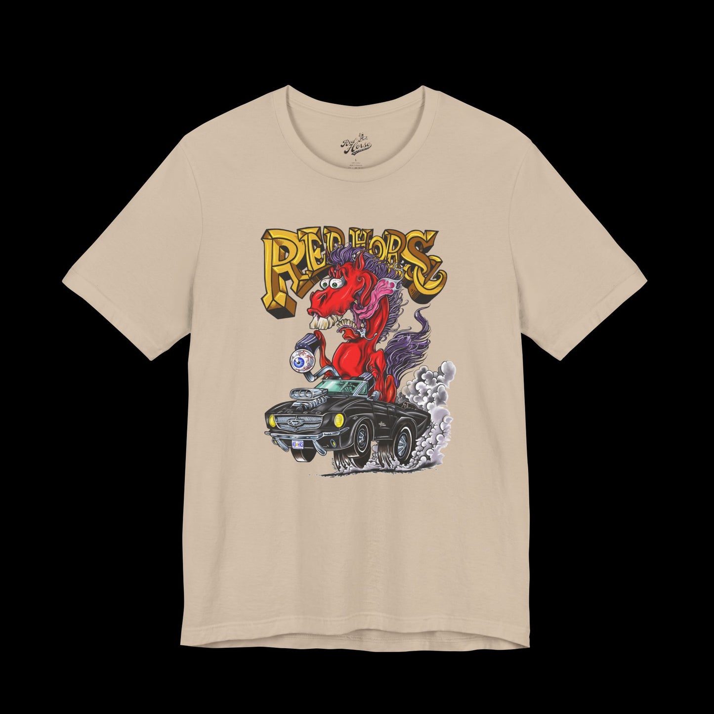 Red Horse Cartoon T-Shirt
