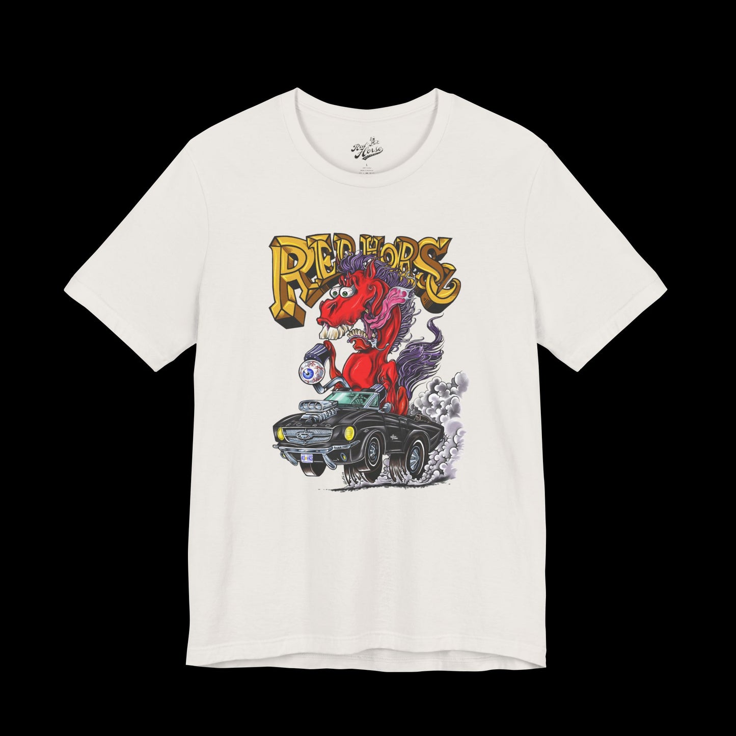 Red Horse Cartoon T-Shirt
