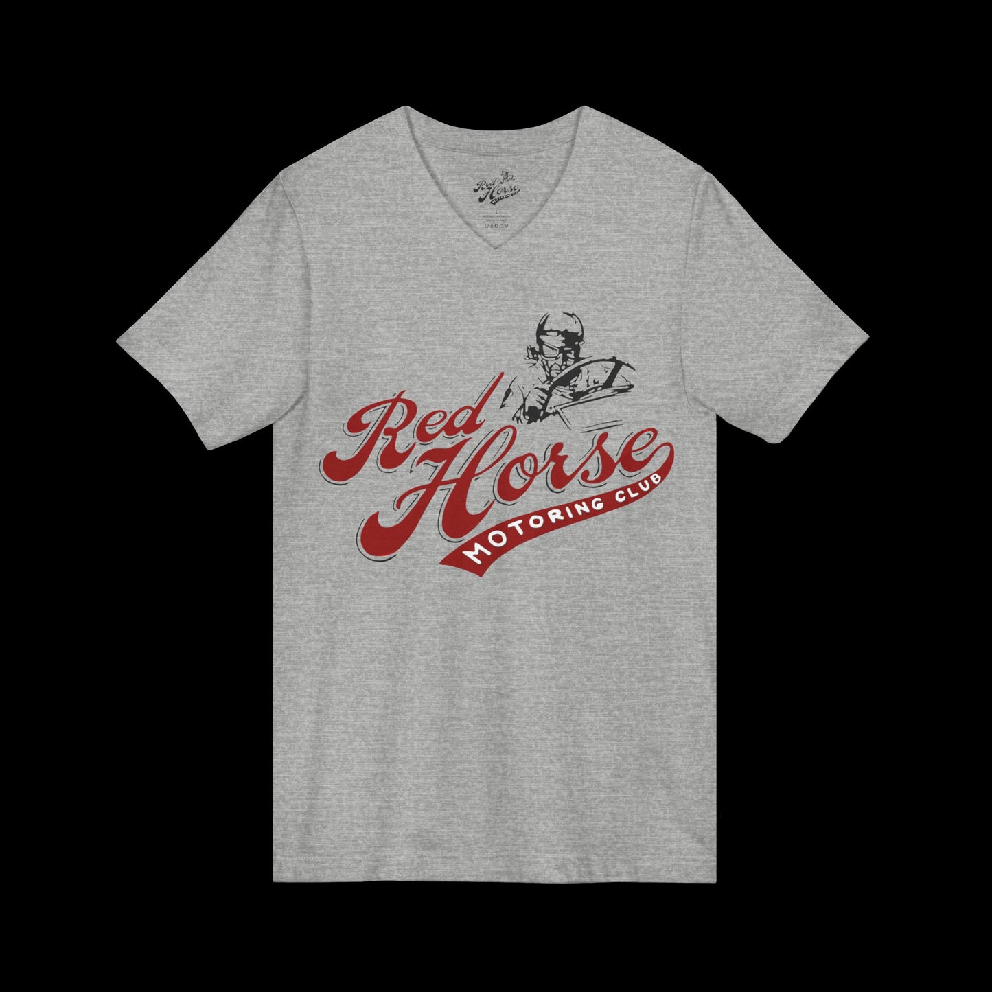 Red Horse V-Neck T-shirt