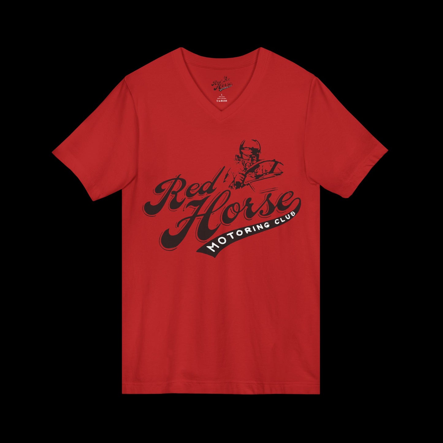 Red Horse V-Neck T-shirt