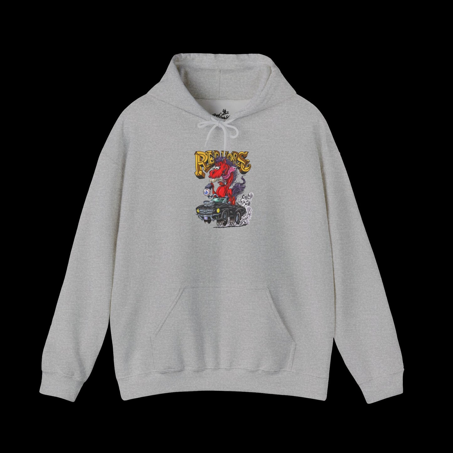 Sweatshirt - Hoodie (Red Horse Cartoon)