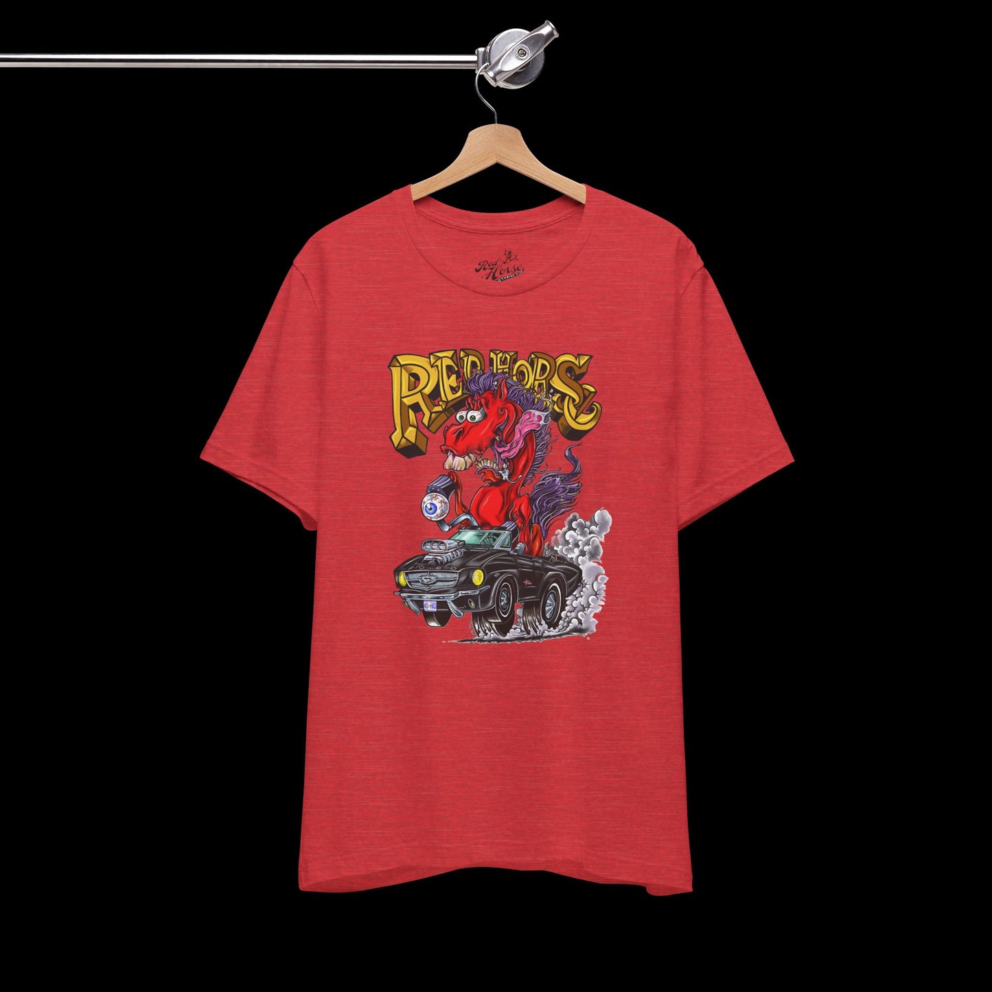 Red Horse Cartoon T-Shirt