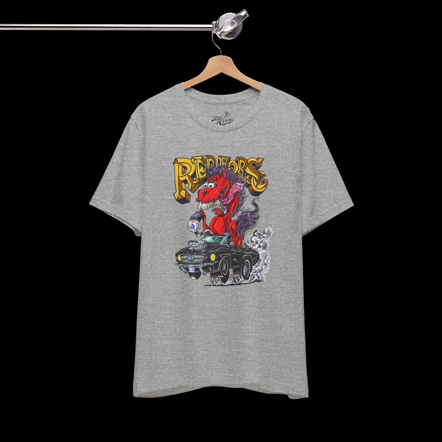 Red Horse Cartoon T-Shirt