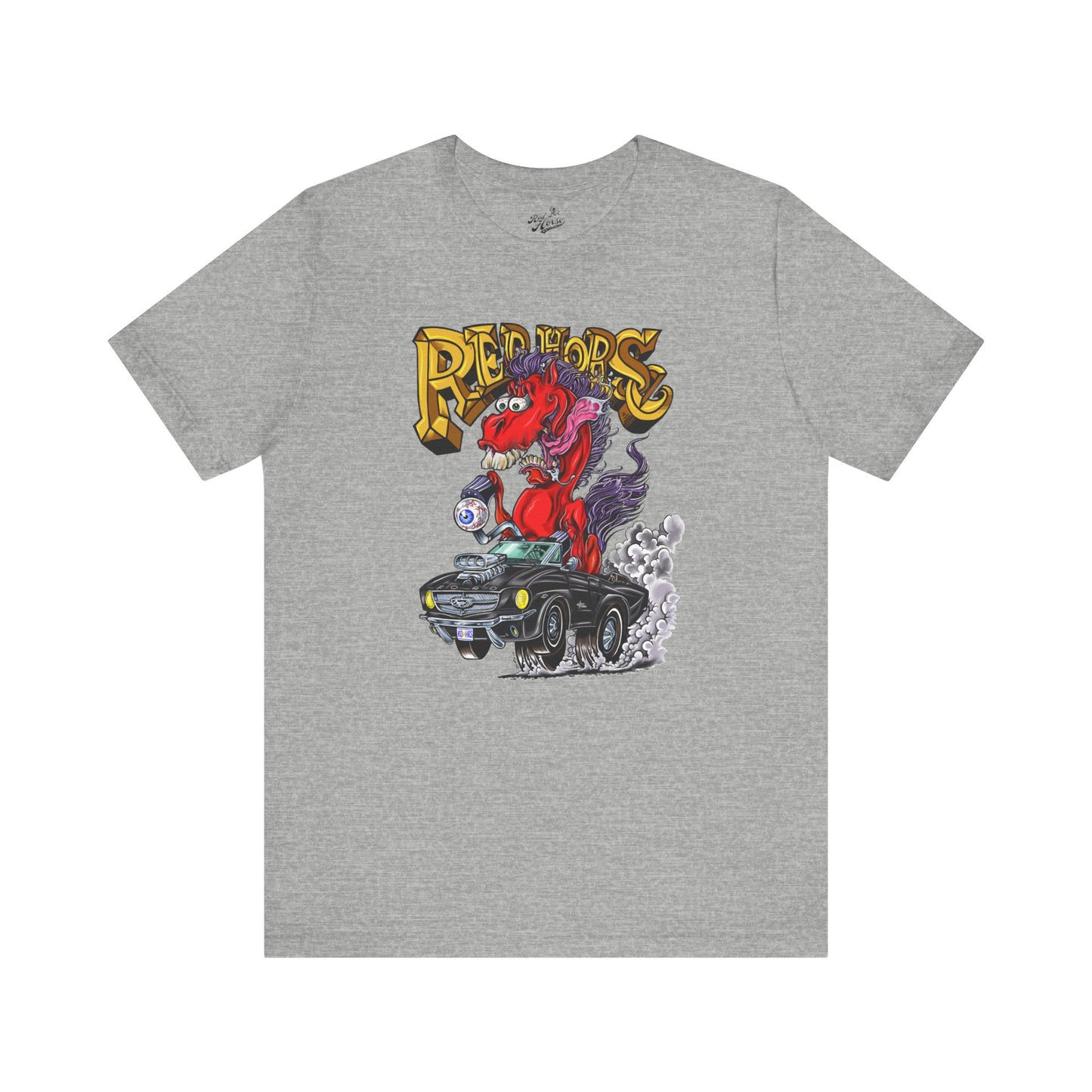 Red Horse Cartoon T-Shirt