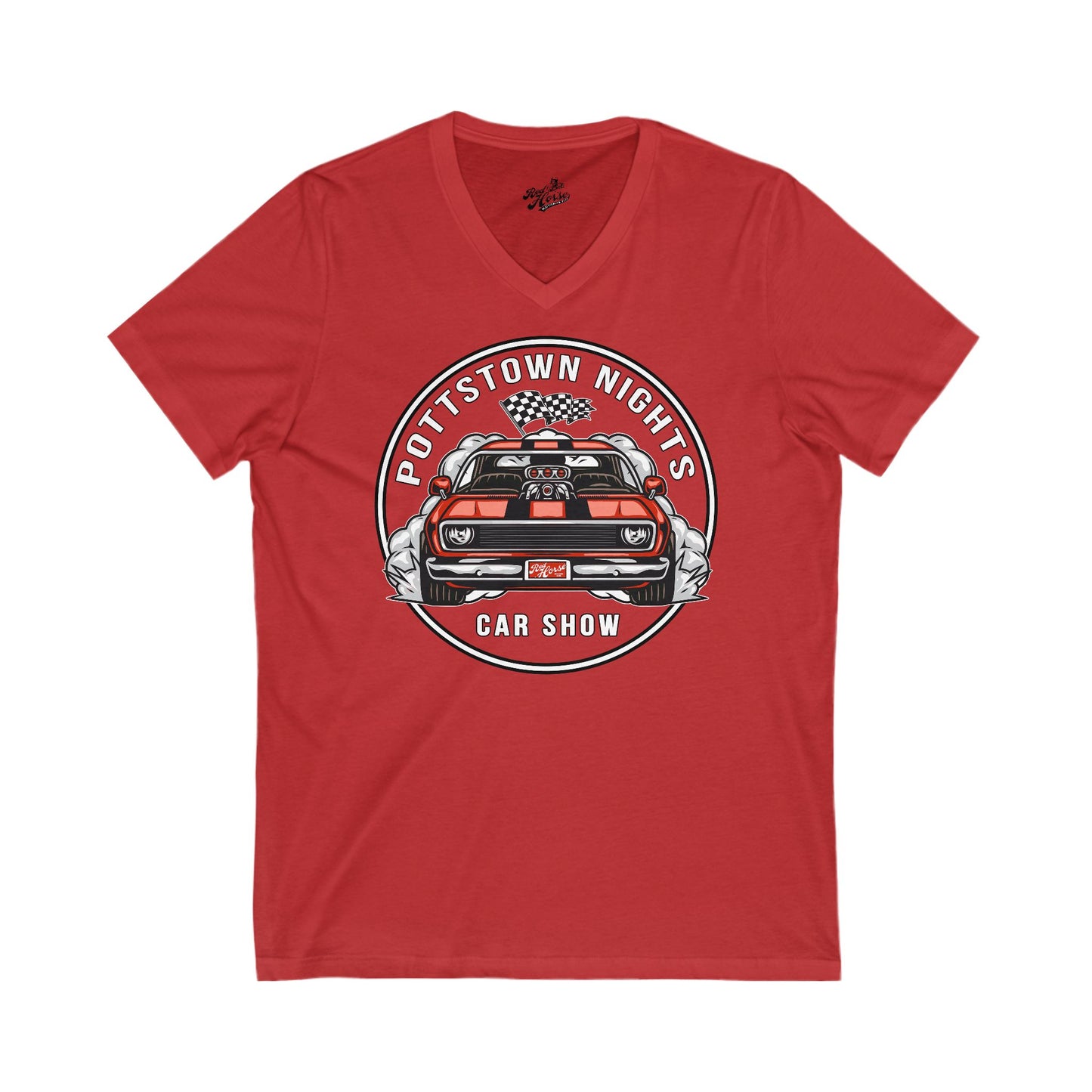 Pottstown Nights Car Show V-Neck T-shirt