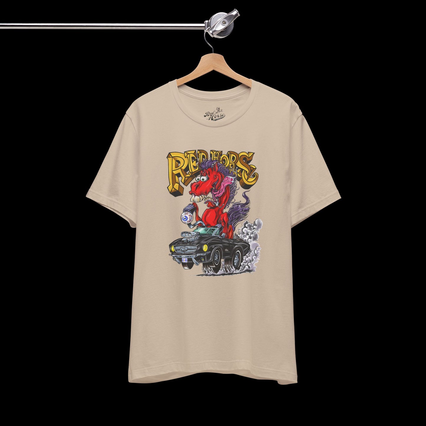 Red Horse Cartoon T-Shirt