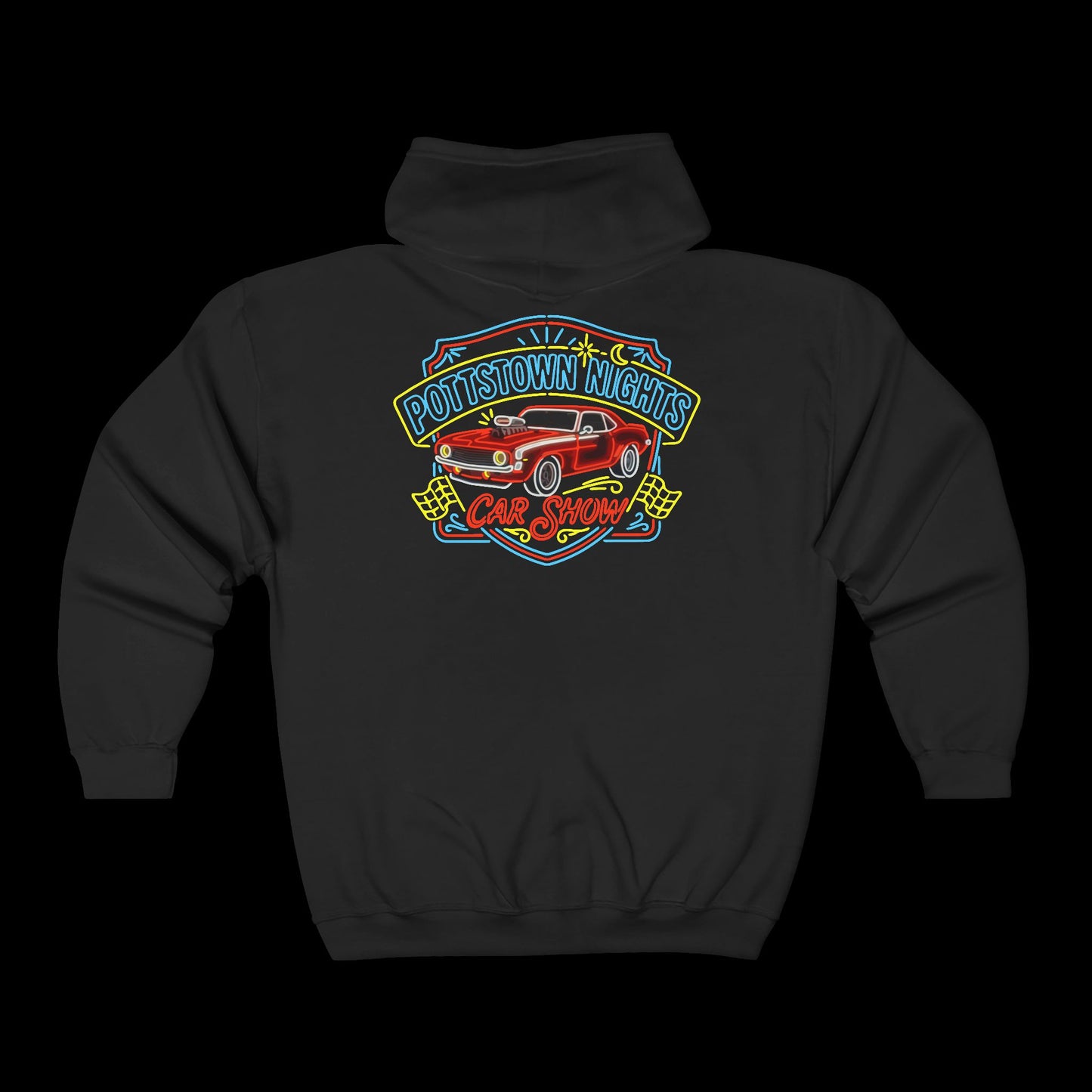 Pottstown Nights Car Show 2026 Full-Zip Hoodie