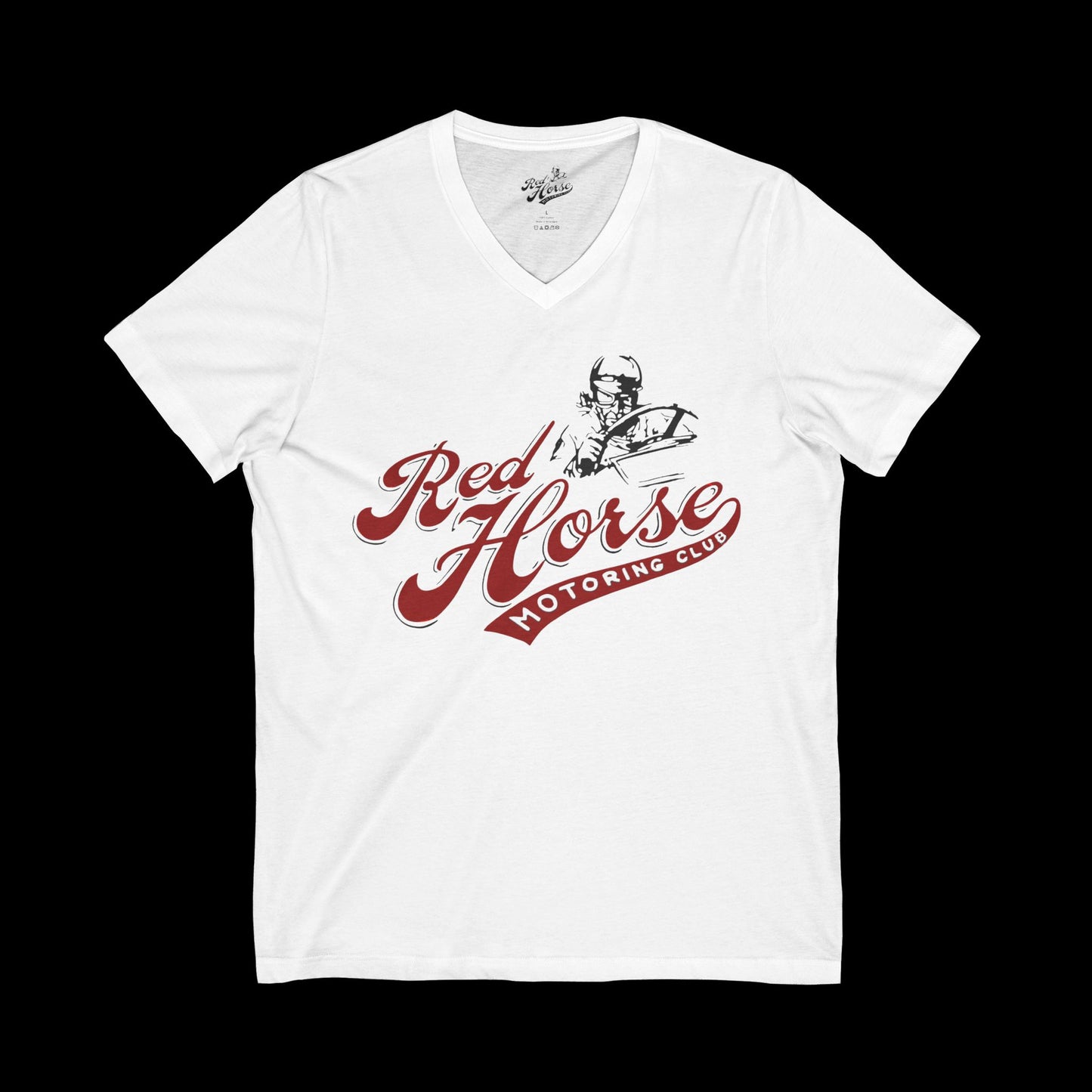 Red Horse V-Neck T-shirt