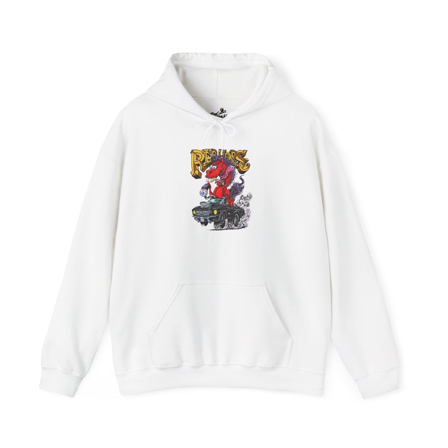 Sweatshirt - Hoodie (Red Horse Cartoon)