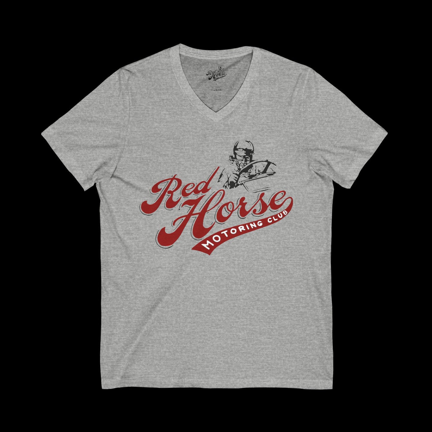 Red Horse V-Neck T-shirt