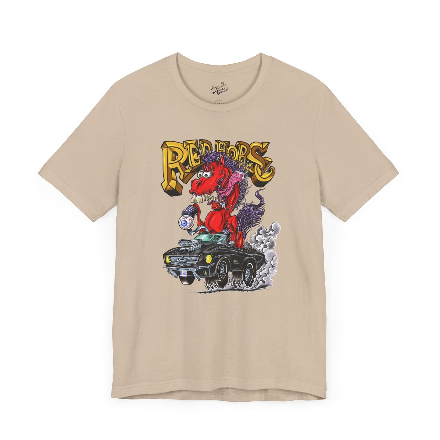 Red Horse Cartoon T-Shirt