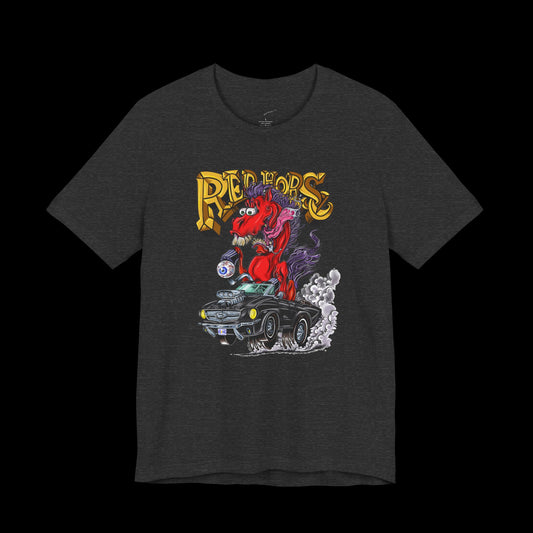 Red Horse Cartoon T-Shirt