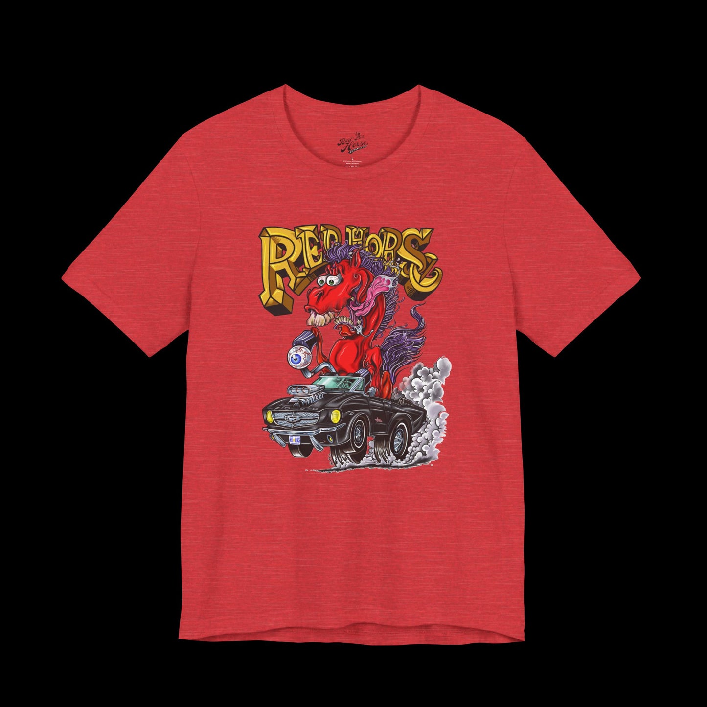 Red Horse Cartoon T-Shirt