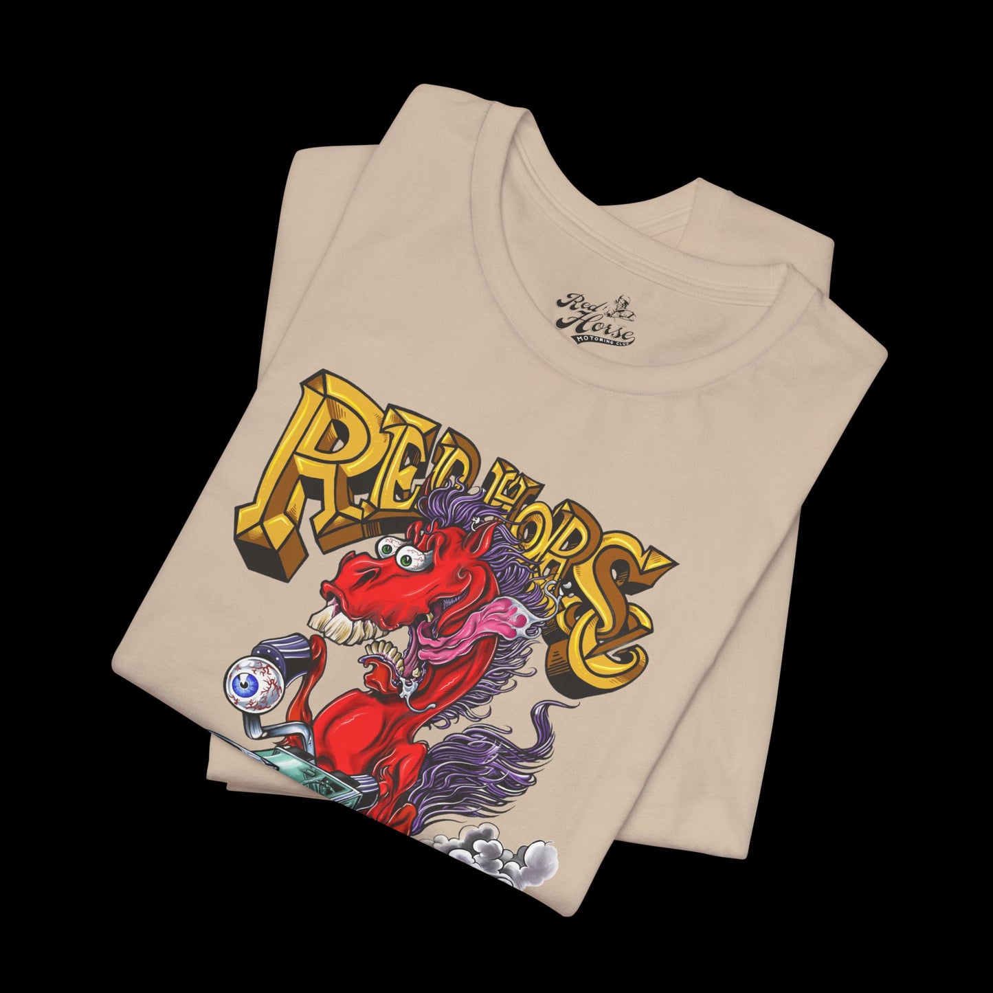 Red Horse Cartoon T-Shirt