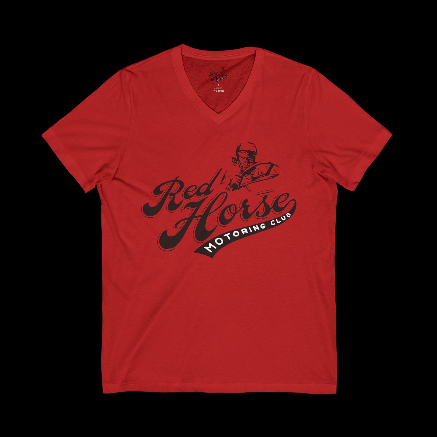 Red Horse V-Neck T-shirt