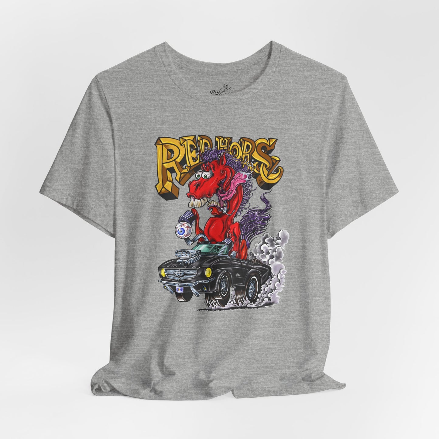 Red Horse Cartoon T-Shirt