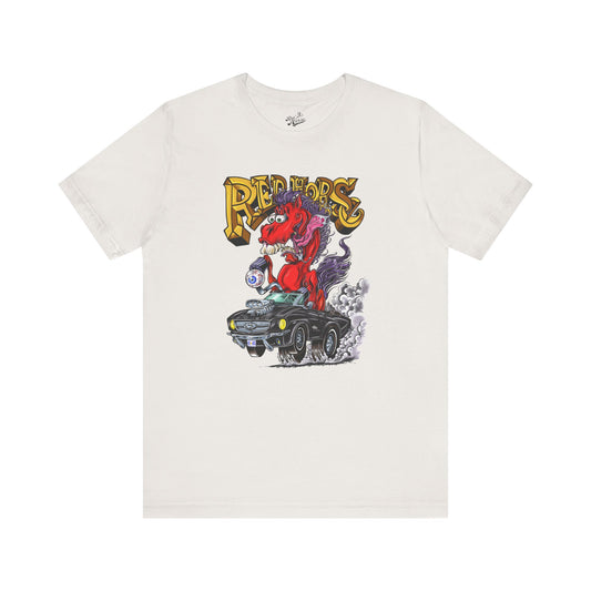 Red Horse Cartoon T-Shirt