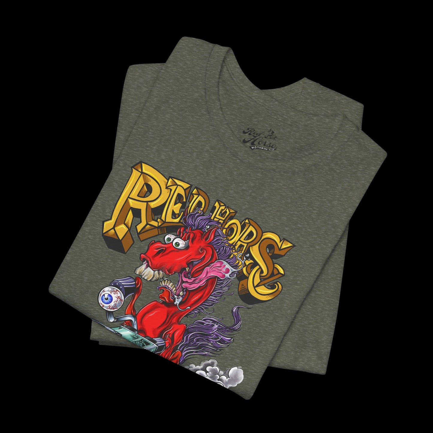 Red Horse Cartoon T-Shirt