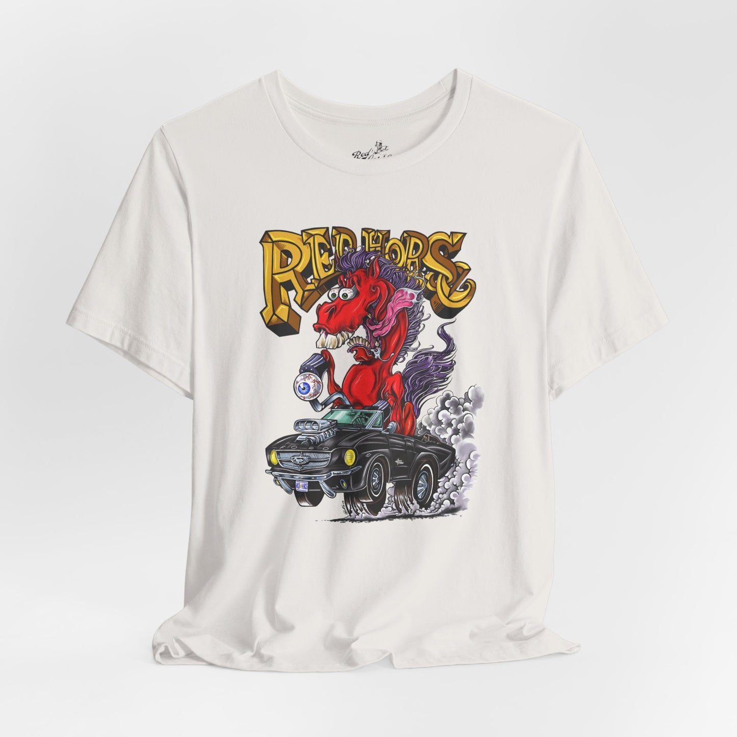 Red Horse Cartoon T-Shirt