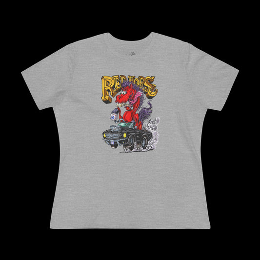 Red Horse Cartoon Women's T-Shirt
